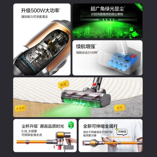 【以舊換新】小狗無線吸塵器家用大吸力除螨吸塵機(jī)T20 Pro